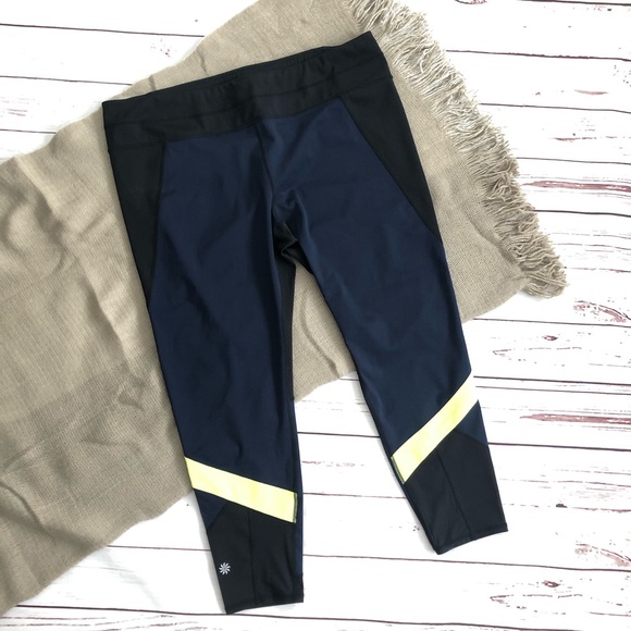 Athleta Pants - ATHLETA colorblock 7/8 tight 1X